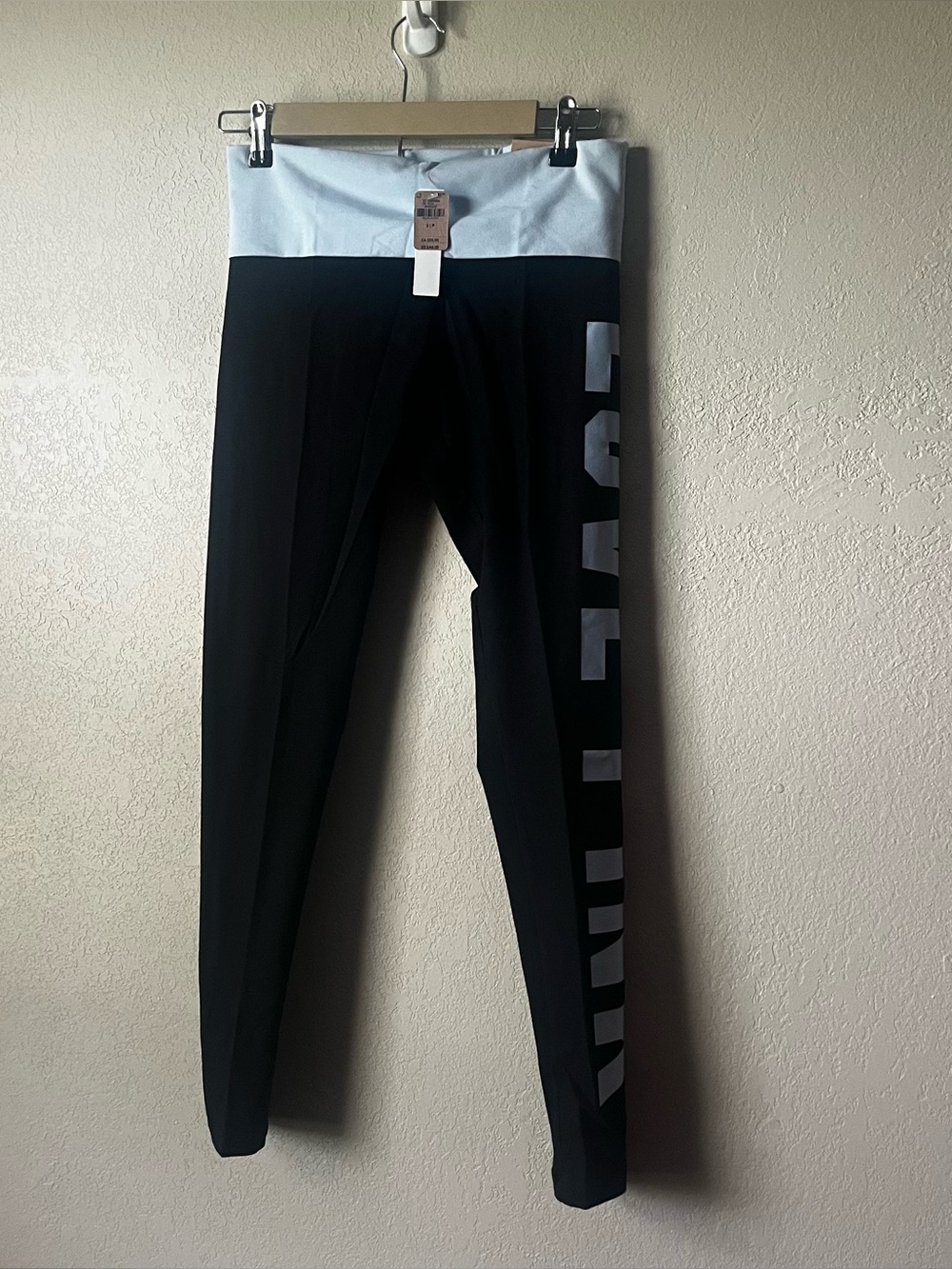 Pink by VS Fold Over Love Pink Leggings